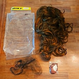 Brunette wig 19" from crown